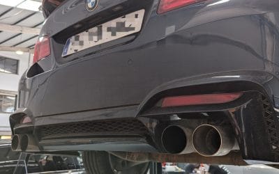 Trabajo de PreITV a un BMW 528i, coche premium en Palma